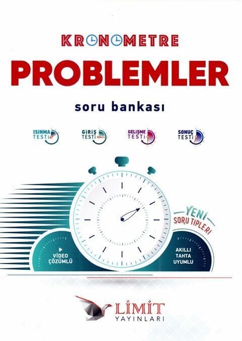 Limit YKS TYT AYT Problemler Kronometre Soru Bankası Çözümlü Limit Yayınları