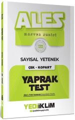 Yediiklim Yayınları 2027 Ales Sayısal Yetenek Çek Kopart Yaprak Test