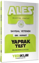 Yediiklim Yayınları 2027 Ales Sayısal Yetenek Çek Kopart Yaprak Test