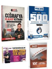 Eğit + Yargı 2026 KPSS Coğrafya + Vatandaşlık + Tarih Genel Tekrar Seti + Anla Kazan Paragraf 4lü
