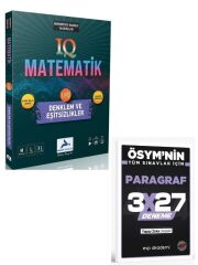 Paraf 2027 IQ Matematik Denklem ve Eşitsizlikler 1. Seri Soru Kütüphanesi+ EVP Akademi Paragraf