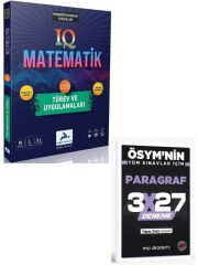 Paraf 2027 IQ Matematik Türev ve Uygulamaları 2. Seri Soru Kütüphanesi+ EVP Akademi Paragraf