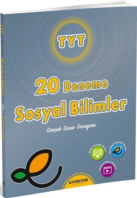 Endemik Yayınları TYT Sosyal Bilimler 20 Deneme