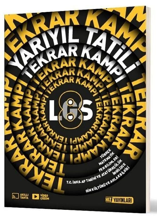 Hız Yayınları 8. Sınıf LGS Yarıyıl Tatili Tekrar Kampı Hız Yayınları