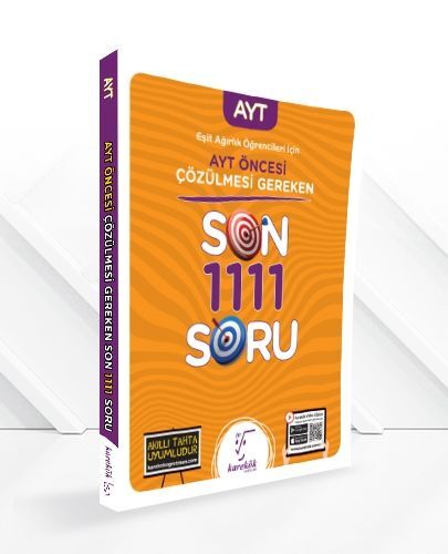 Karekök Yayınları AYT Öncesi Çözülmesi Gereken Eşit Ağırlık Son 1111 Soru