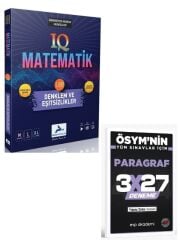 Paraf 2027 IQ Matematik 2. Seri Denklem ve Eşitsizlikler Soru Kütüphanesi+ EVP Akademi Paragraf