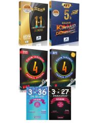 Anla Kazan Deneme Seti + 5 TYT Deneme + 10 AYT Deneme 6 lı Set