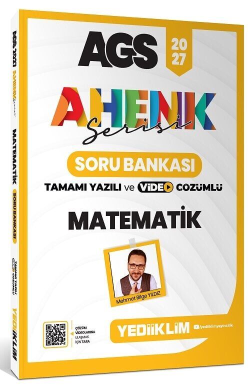Yediiklim 2027 MEB-AGS Sayısal Yetenek Matematik Soru Bankası Çözümlü Ahenk Serisi - Mehmet Bilge Yıldız