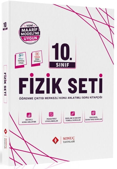 2027 Sonuç Yayınları 10. Sınıf Fizik Maarif Modele Uygun Soru Bankası Modüller Set