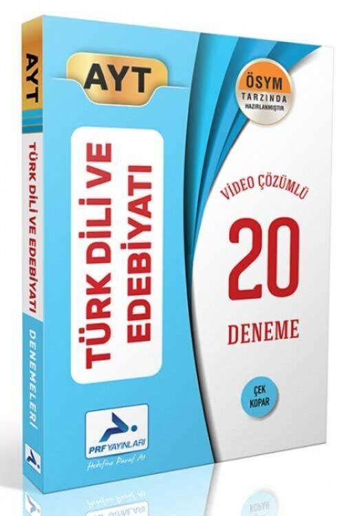 Paraf Yayınları AYT Türk Dili ve Edebiyatı 20 Deneme