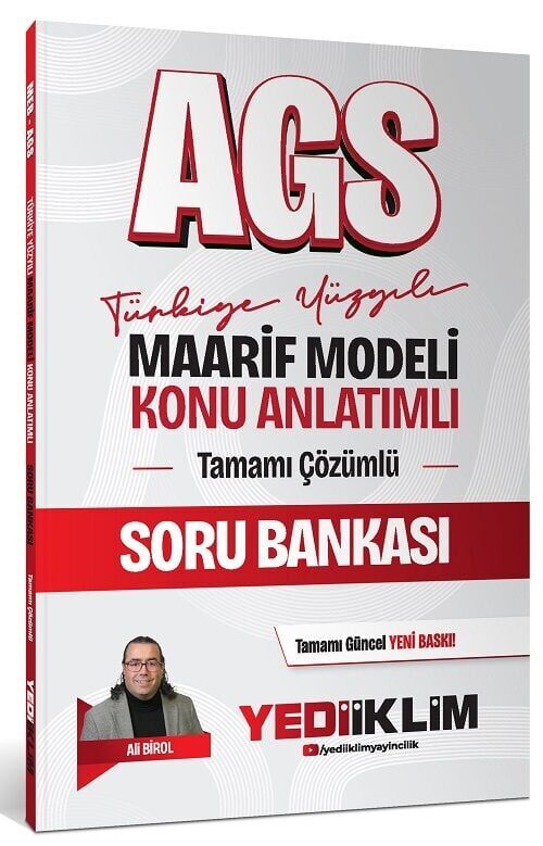 Yediiklim 2027 MEB-AGS Türkiye Yüzyılı Maarif Modeli Konu Anlatımlı Soru Bankası Çözümlü - Ali Birol