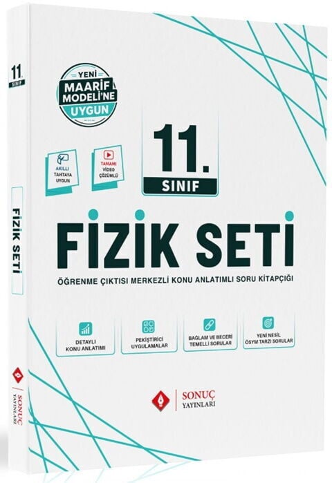 2027 Sonuç Yayınları 11. Sınıf Fizik Maarif Modele Uygun Soru Bankası Modüller Set