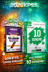 Pegem 2026 KPSS Ön Lisans 10 Deneme & KPSS Ön Lisans Son 7 Yıl Tıpkı Basım Fasikül Çıkmış Sorular Marka Yayınları Seti