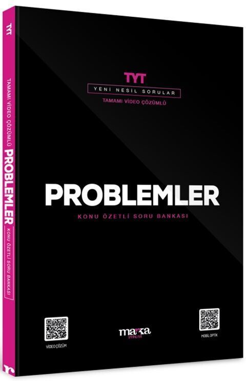 Marka 2025 YKS TYT Problemler Konu Özetli Soru Bankası Video Çözümlü Marka Yayınları