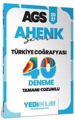 Yediiklim 2027 MEB-AGS Türkiye Coğrafyası 40 Deneme Çözümlü Ahenk Serisi