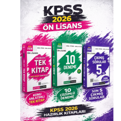 Pegem 2026 KPSS Ön Lisans Konu Anlatımlı Tek Kitap & Ön Lisans Deneme & Ön Lisans Çıkmış Sorular 5 Yıl  Seti