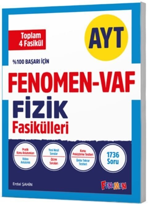 Fenomen Okul Yayınları AYT VAF Fizik Fasikülleri Seti