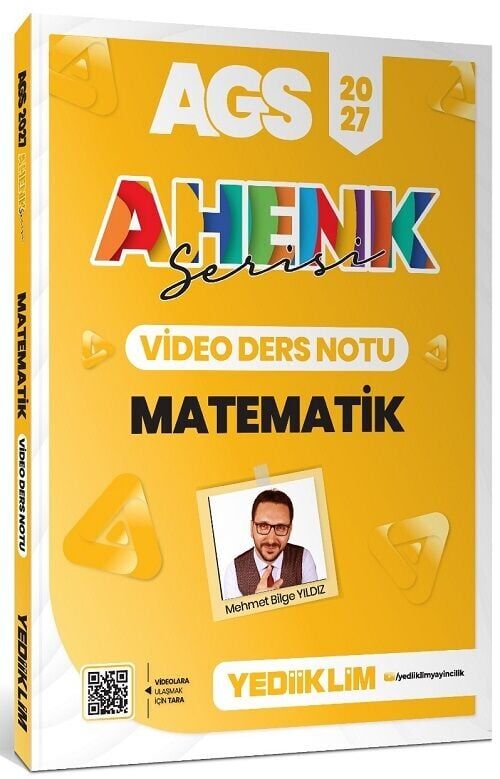 Yediiklim 2027 MEB-AGS Sayısal Yetenek-Matematik Video Ders Notları Ahenk Serisi - Mehmet Bilge Yıldız