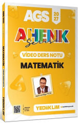 Yediiklim 2027 MEB-AGS Sayısal Yetenek-Matematik Video Ders Notları Ahenk Serisi - Mehmet Bilge Yıldız