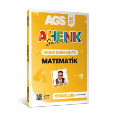 Yediiklim 2027 MEB-AGS Sayısal Yetenek-Matematik Video Ders Notları Ahenk Serisi - Mehmet Bilge Yıldız