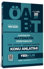 Yediiklim 2027 ÖABT MEB-AGS İlköğretim Matematik Öğretmenliği Cebir, Geometri, Uygulamalı Matematik Konu Anlatımı