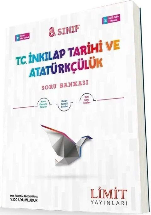 Limit Yayınları 8. Sınıf T.C. İnkılap Tarihi ve Atatürkçülük Soru Bankası