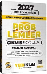 Yediiklim 2027 KPSS ALES DGS Problemler Çıkmış Sorular Konularına Göre Çözümlü