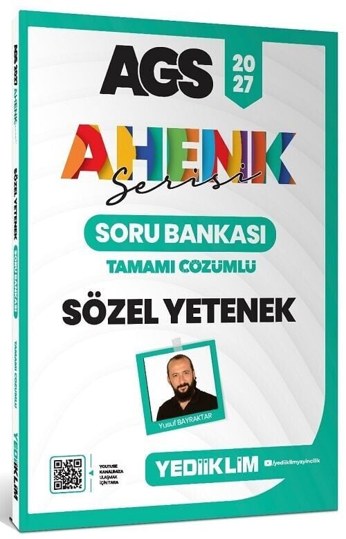 Yediiklim 2027 MEB-AGS Sözel Yetenek Soru Bankası Çözümlü Ahenk Serisi - Yusuf Bayraktar