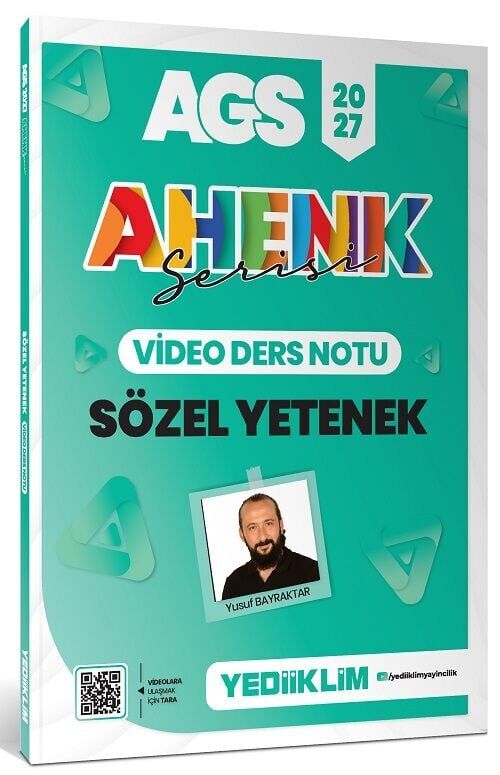 Yediiklim 2027 MEB-AGS Sözel Yetenek Video Ders Notu Ahenk Serisi - Yusuf Bayraktar