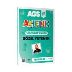 Yediiklim 2027 MEB-AGS Sözel Yetenek Video Ders Notu Ahenk Serisi - Yusuf Bayraktar