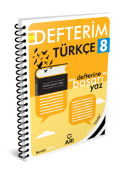 Arı Yayınları 8 Sınıf Türkçemino Türkçe Defterim