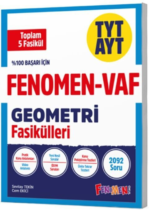 Fenomen Okul Yayınları TYT AYT VAF Geometri Fasikülleri Seti