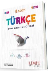 Limit Yayınları 8. Sınıf Türkçe Konu Anlatım Föyleri 13 Föy