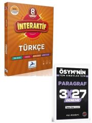 Paraf 2027 8. Sınıf İnteraktif Türkçe Soru Kütüphanesi+ EVP Akademi Paragraf