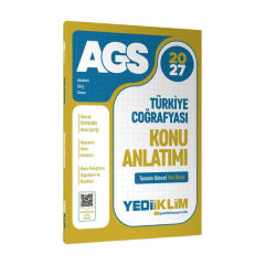 Yediiklim 2027 MEB-AGS Türkiye Coğrafyası Konu Anlatımı