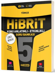 2027 Hız Yayınları 5. Sınıf Türkçe HİBRİT Konu Anlatımlı Etkinlikli Soru Bankası