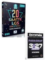 Paraf 2027 8. Sınıf LGS Sözel Sayısal 1. Dönem 20 Saatte LGS Soru Bankası+ EVP Akademi Paragraf