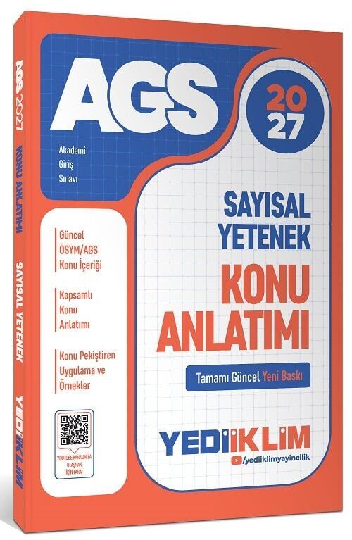 Yediiklim 2027 MEB-AGS Sayısal Yetenek Konu Anlatımı