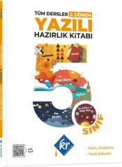 KR Akademi 5. Sınıf Tüm Dersler 2. Dönem Yazılı Hazırlık Kitabı