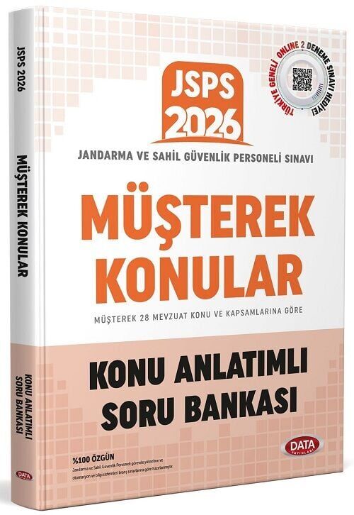 Data 2026 JSPS Müşterek Konular Konu Anlatımlı Soru Bankası Data Yayınları