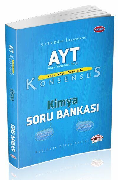 Editör Yayınevi AYT Konsensüs Kimya Soru Bankası