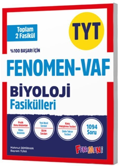 Fenomen Okul Yayınları TYT VAF Biyoloji Fasikülleri Seti