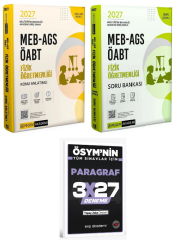 Pegem 2027 ÖABT MEB-AGS Fizik Öğretmenliği Konu Anlatımlı + Soru Bankası 2 li Set +EVP Akademi Paragraf