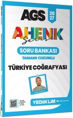Yediiklim 2027 MEB-AGS Türkiye Coğrafyası Soru Bankası Çözümlü Ahenk Serisi - Hakan Topcan