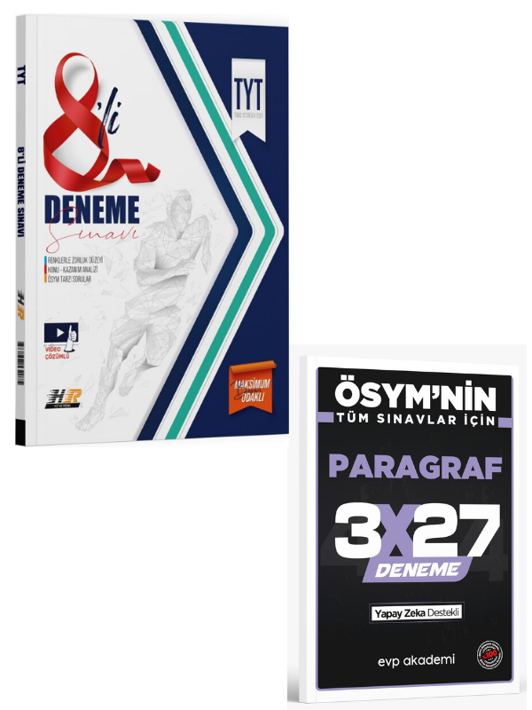 Hız ve Renk 2027 TYT 8 li Deneme+ EVP Akademi Paragraf
