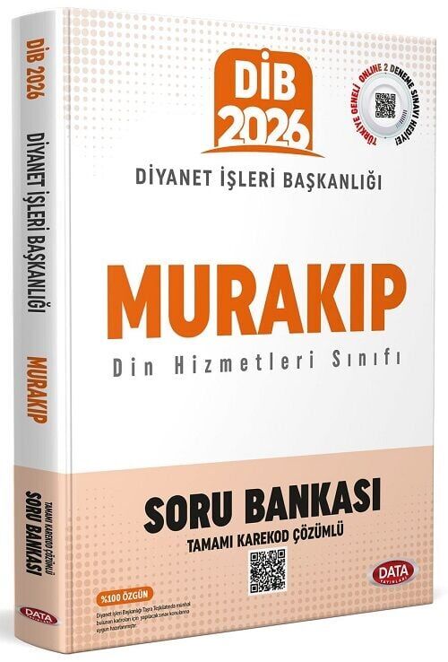Data 2026 GYS DİB Diyanet İşleri Başkanlığı Murakıp Soru Bankası Çözümlü Görevde Yükselme Data Yayınları