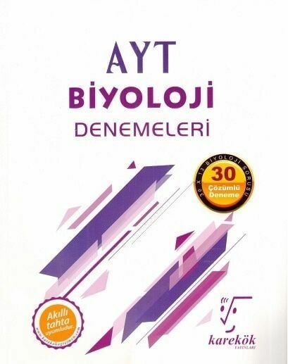 Karekök Yayınları AYT Biyoloji 30 Deneme