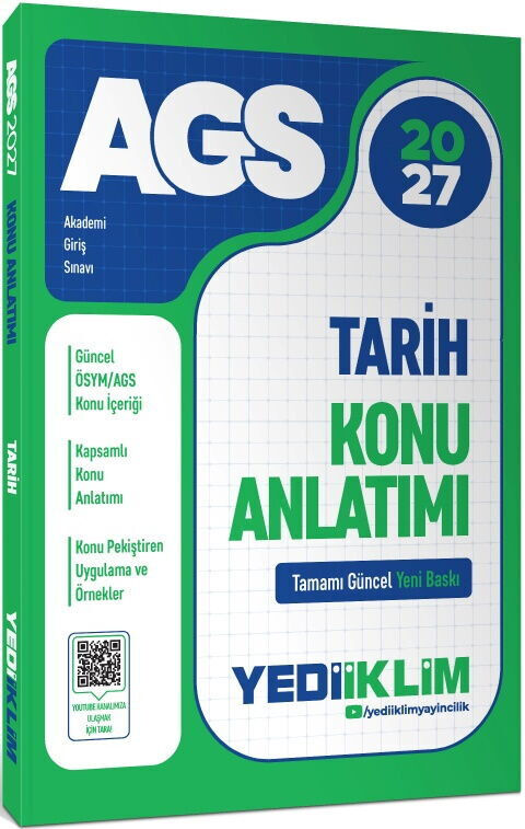 Yediiklim 2027 MEB-AGS Tarih Konu Anlatımı