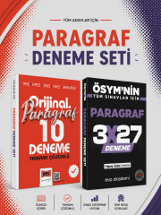 Yargı Paragraf 10 Deneme & 3x27 Paragraf Deneme EVP Akademi Seti