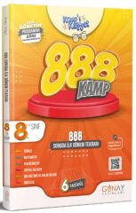 Günay Yayınları 8. Sınıf 888 Soruda İlk Dönem Kamp Kitabı